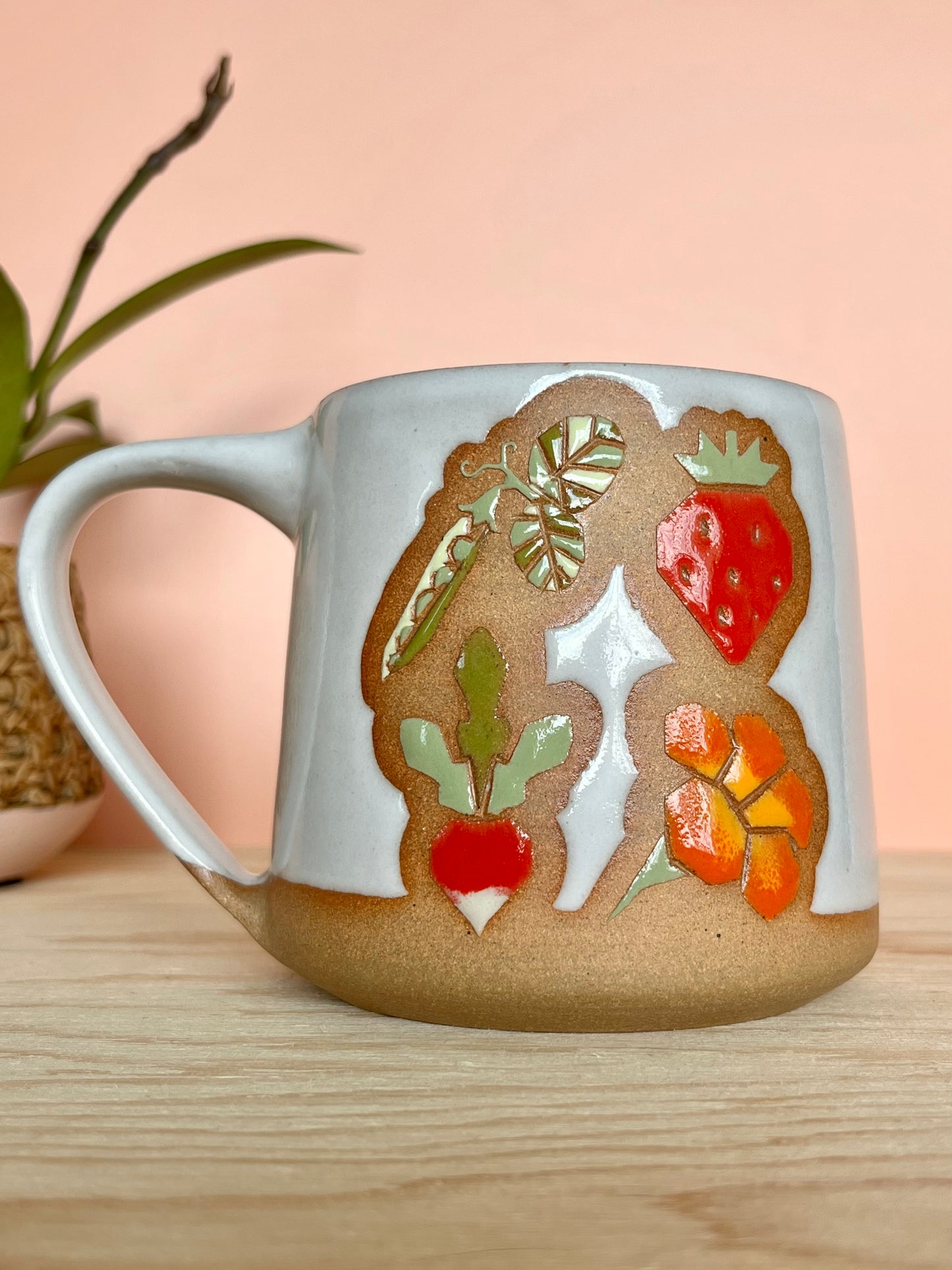 Tall Garden Quilt Mug -03-