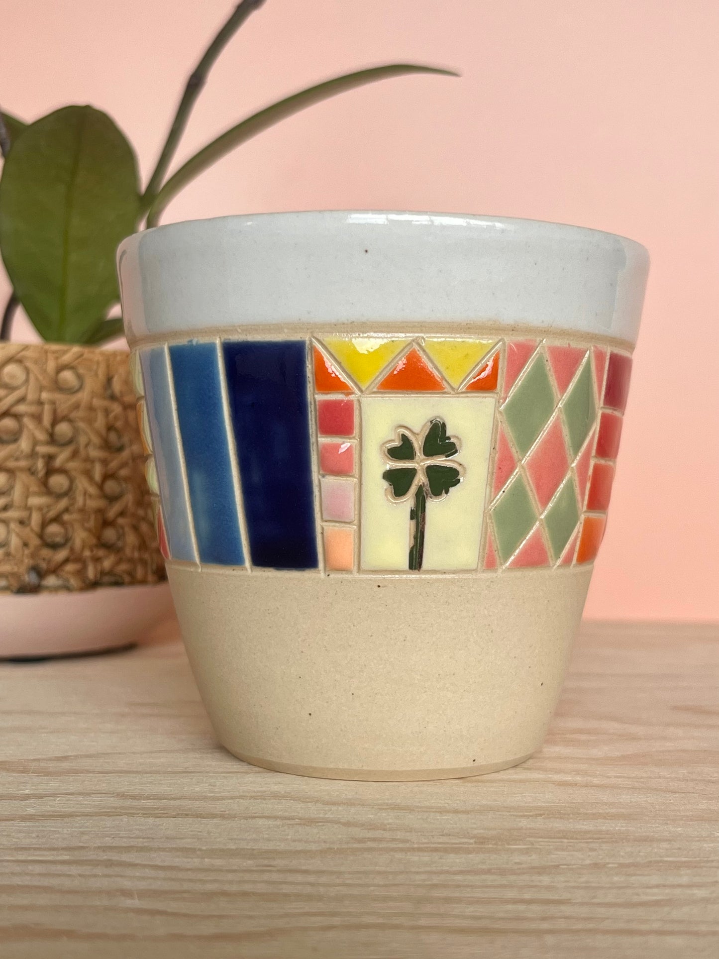 Angular Quilted Tumbler -77-