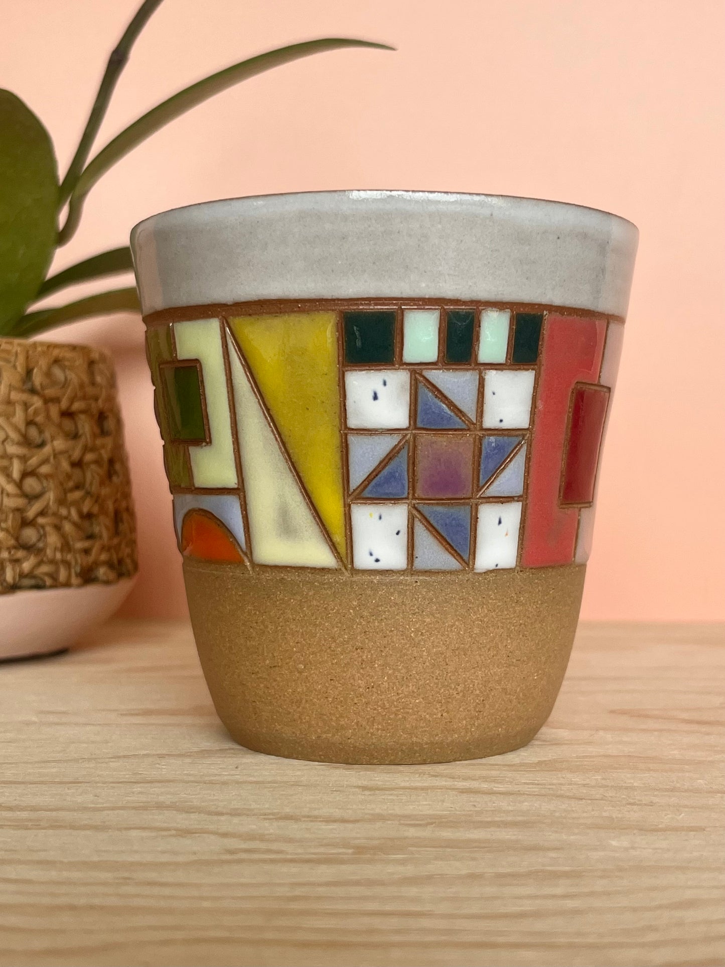 Angular Quilted Tumbler -67-
