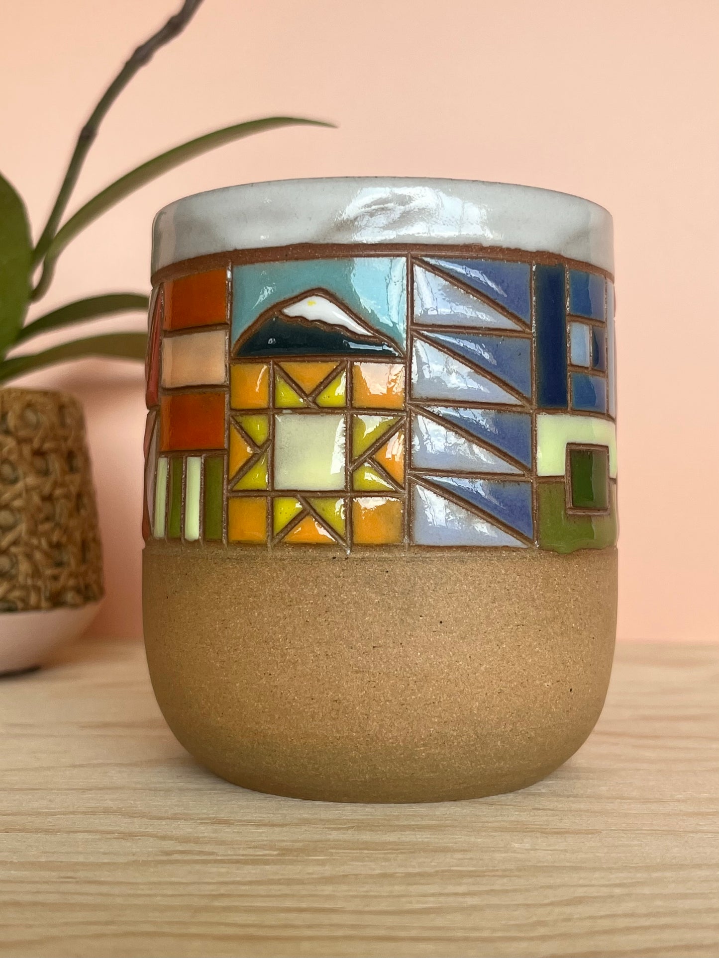 Rounded Quilted Tumbler -84-