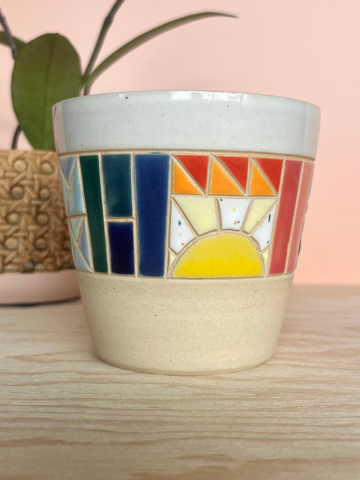 Angular Quilted Tumbler -76-