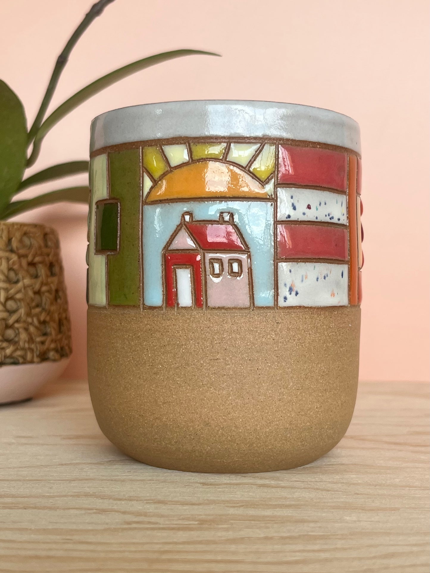 Rounded Quilted Tumbler -85-