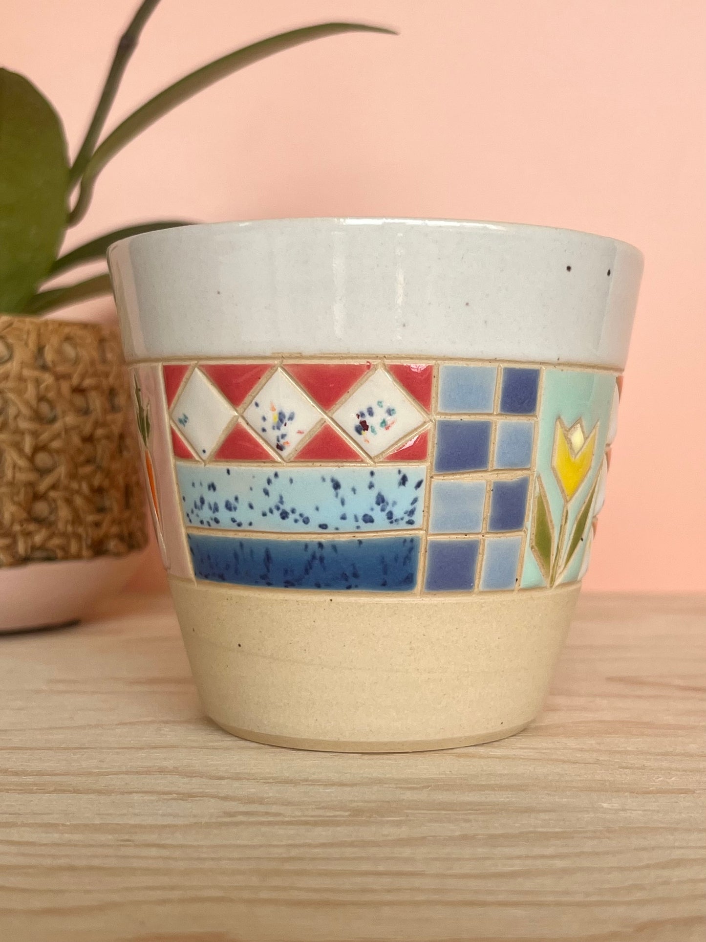Angular Quilted Tumbler -71-
