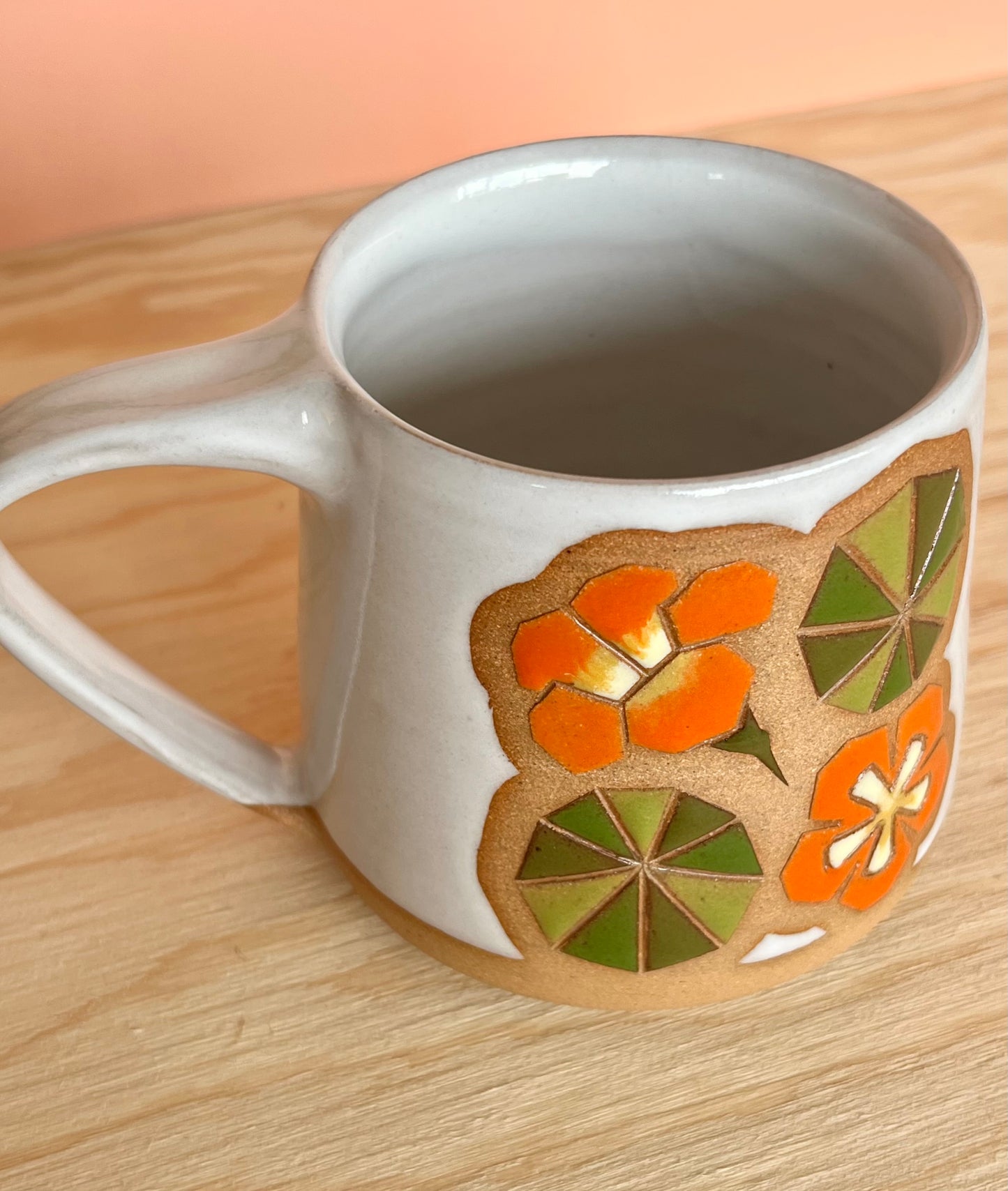 Tall Garden Quilt Mug -01-
