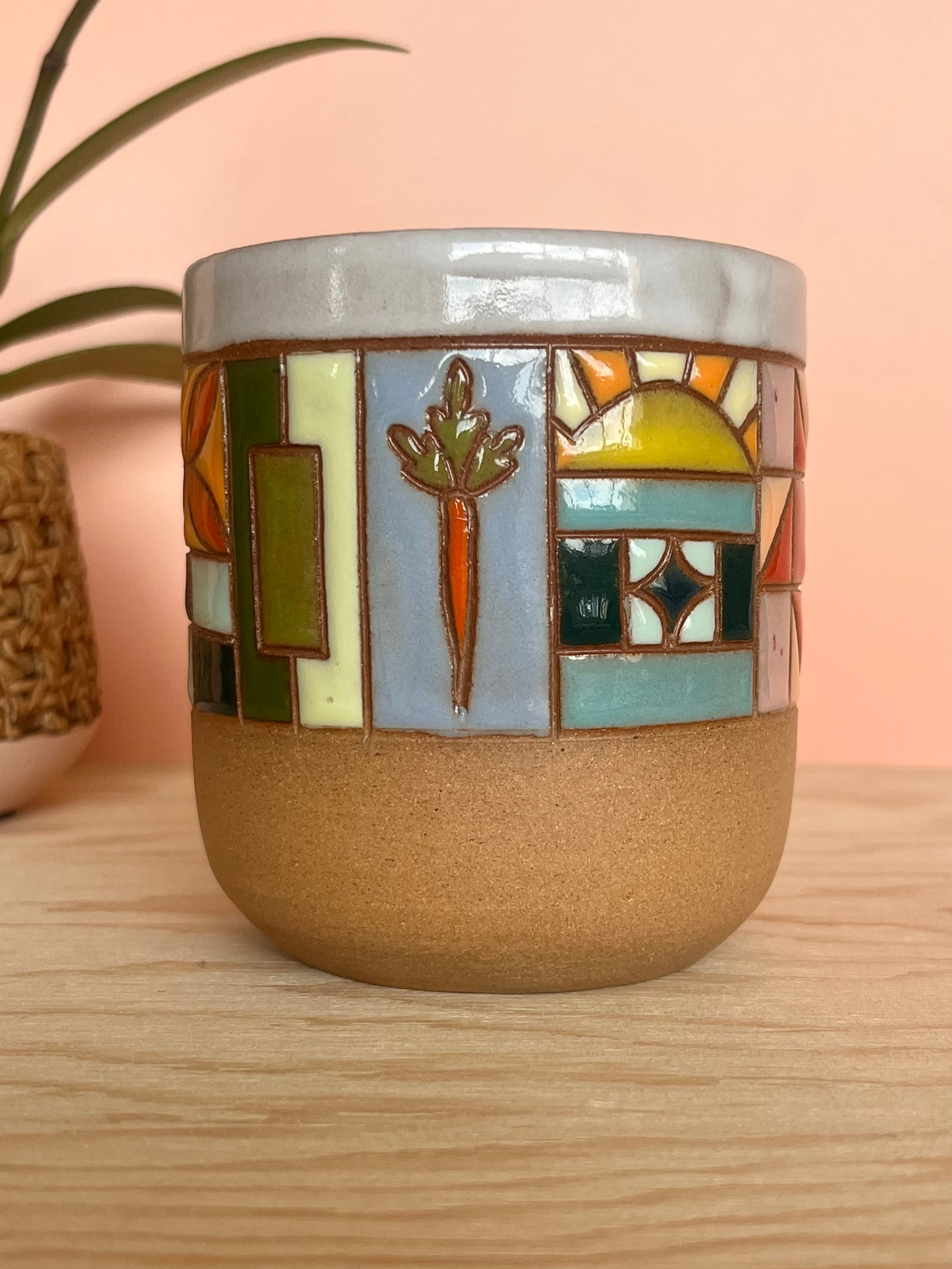 Rounded Quilted Tumbler -81-