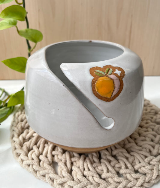 Quilt Fruit Yarn Bowl