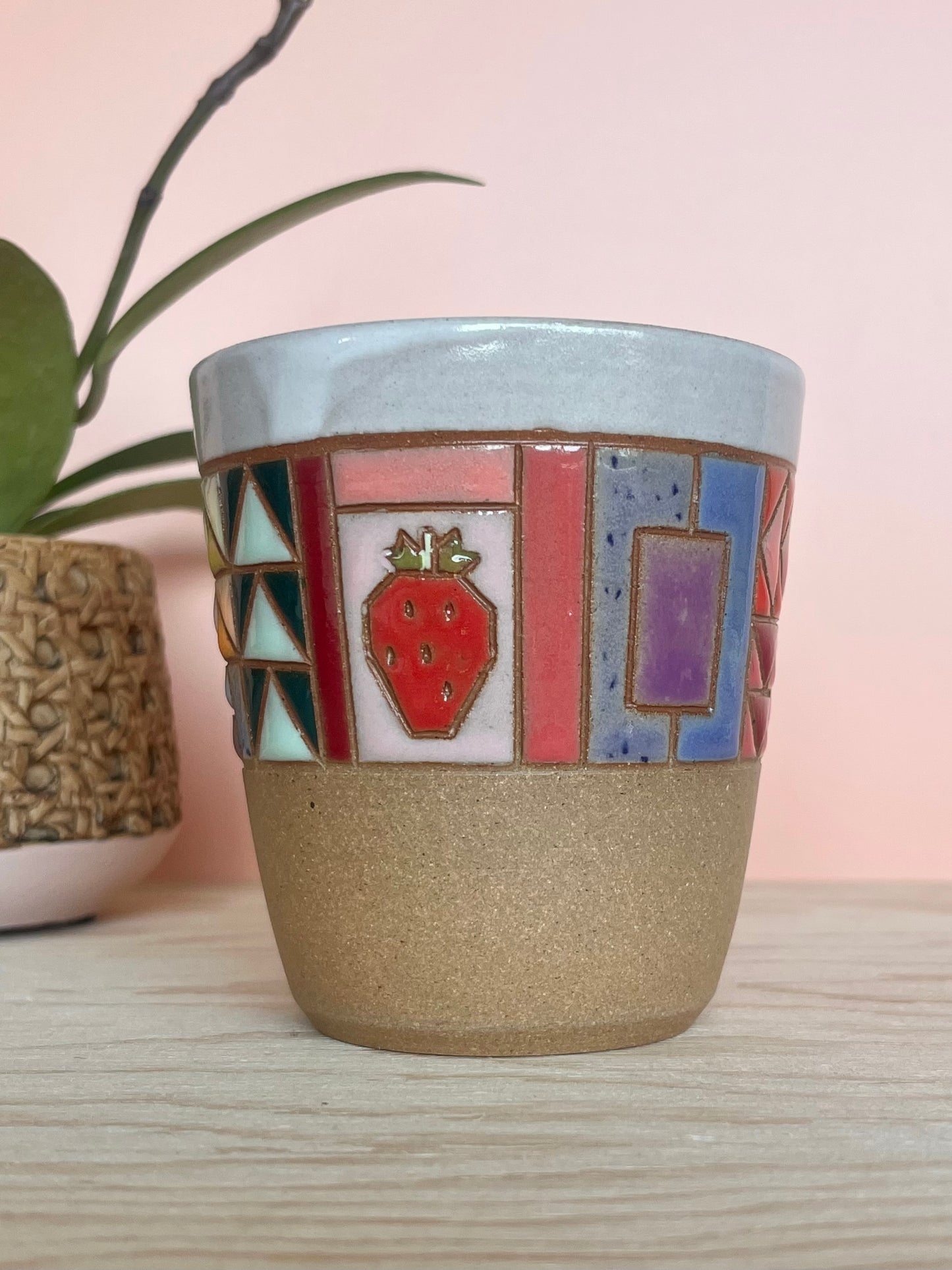 Angular Quilted Tumbler -57-