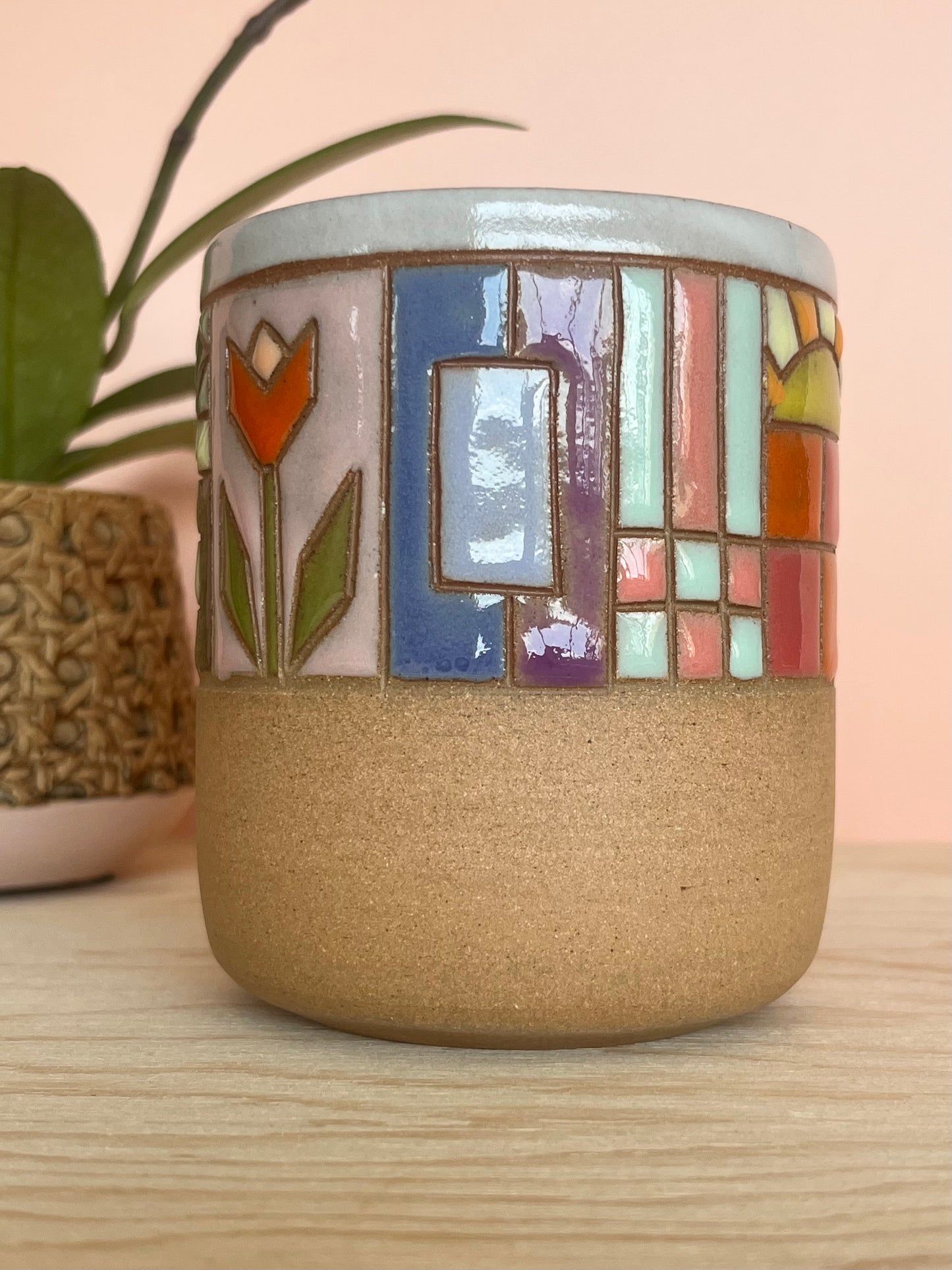 Rounded Quilted Tumbler -87-