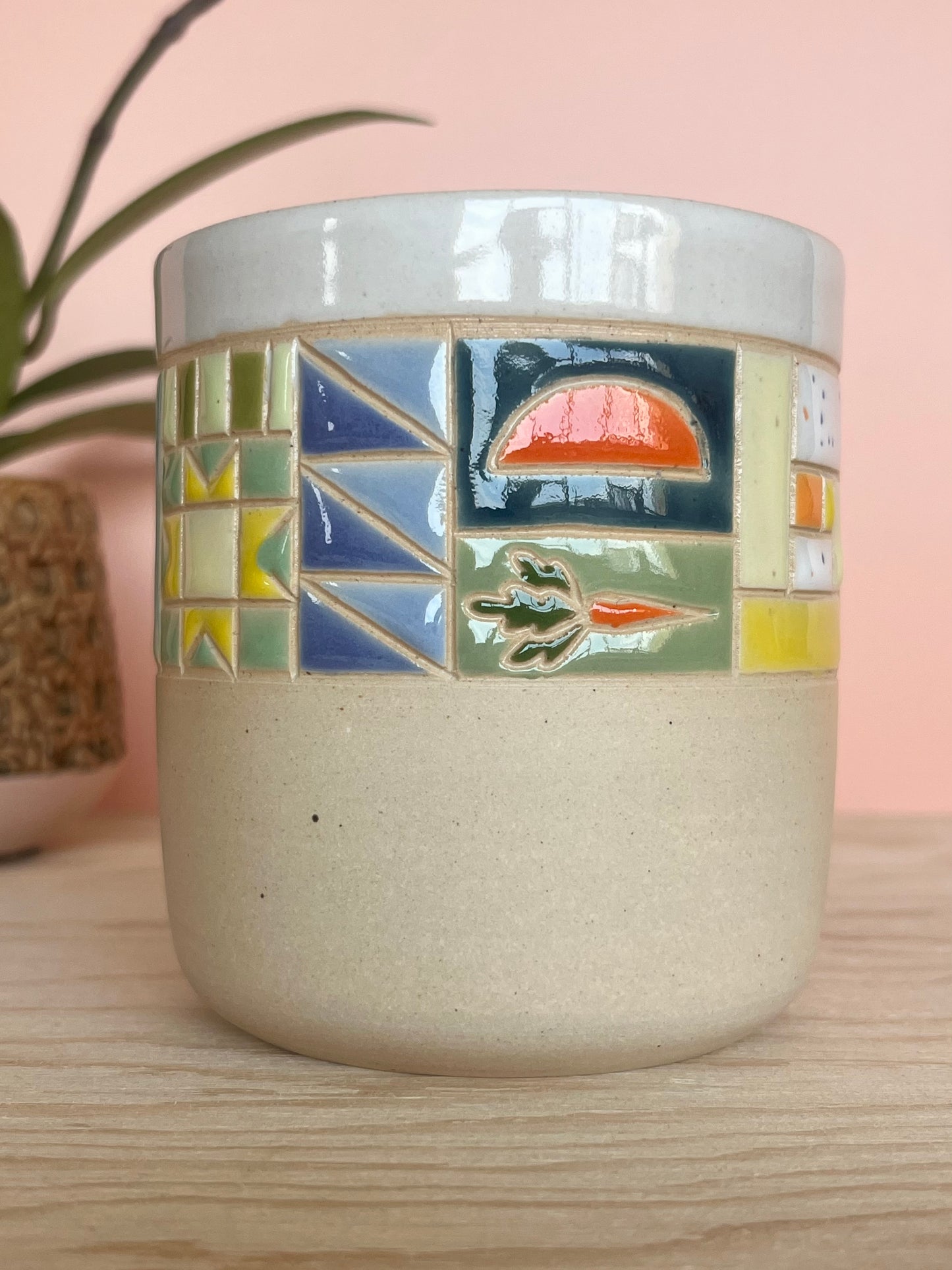 Rounded Quilted Tumbler -95-
