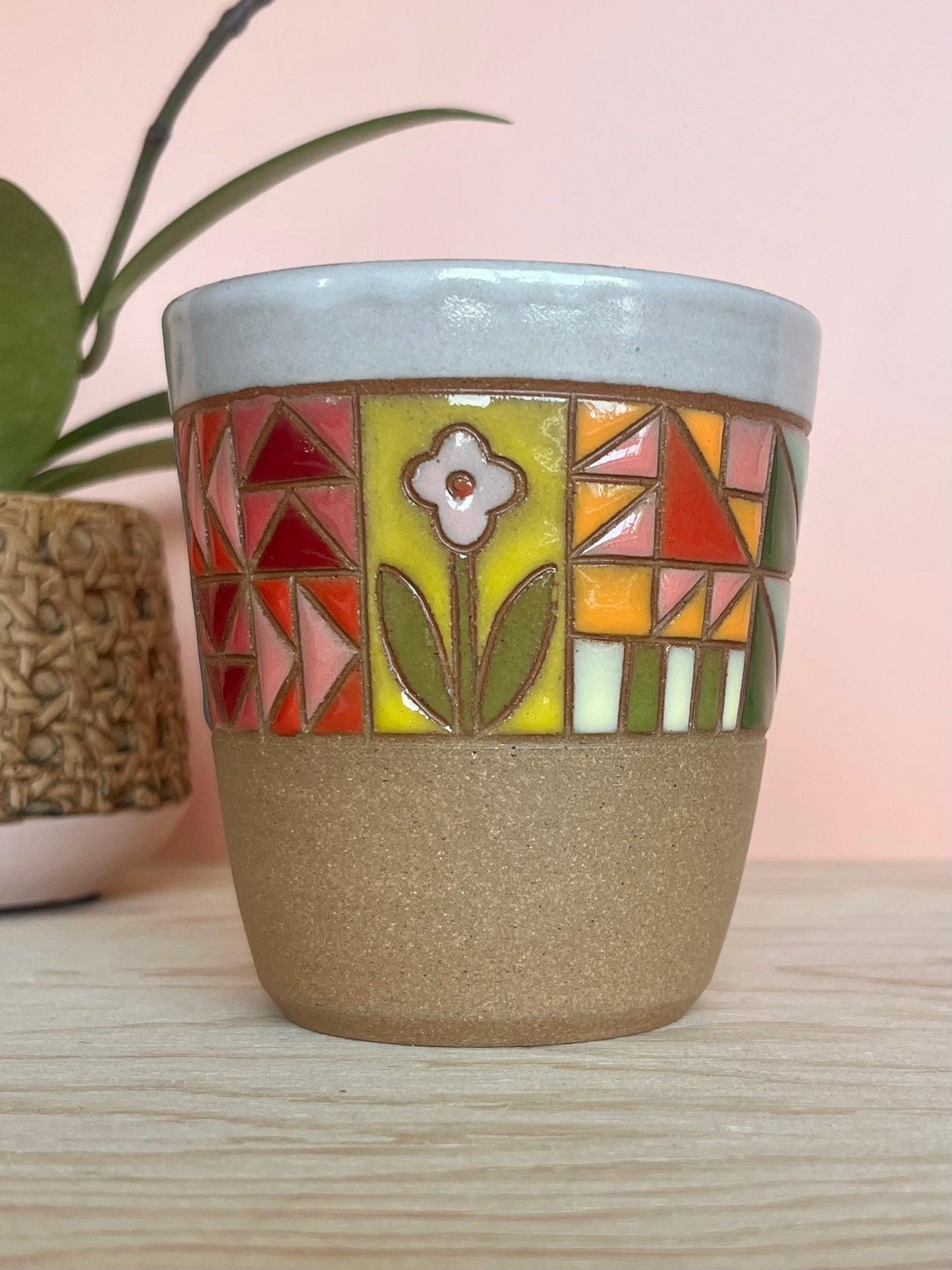 Angular Quilted Tumbler -57-