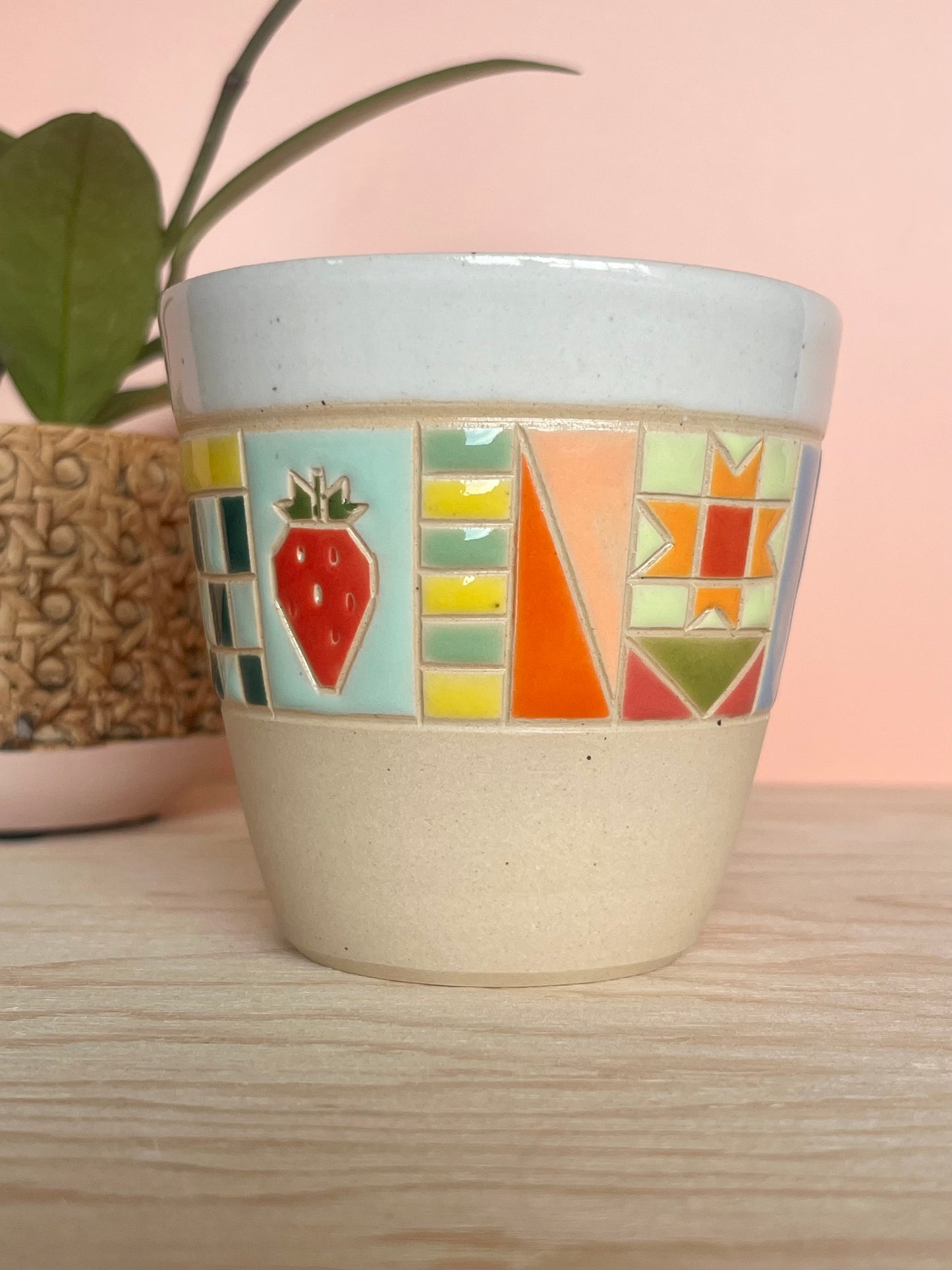 Angular Quilted Tumbler -77-