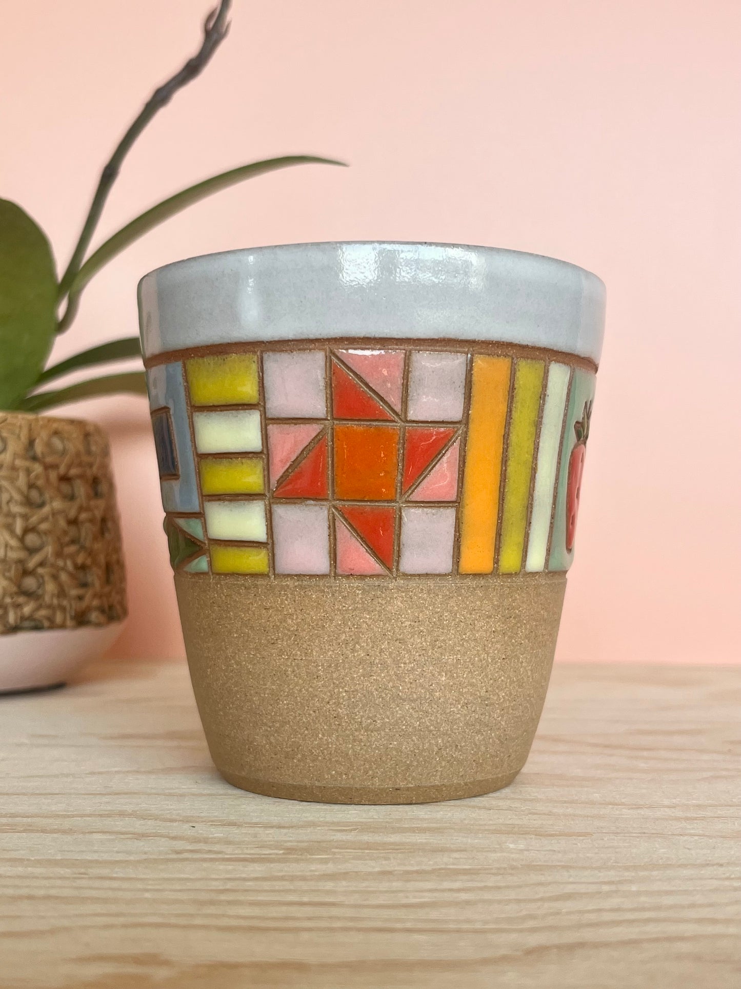 Angular Quilted Tumbler -60-