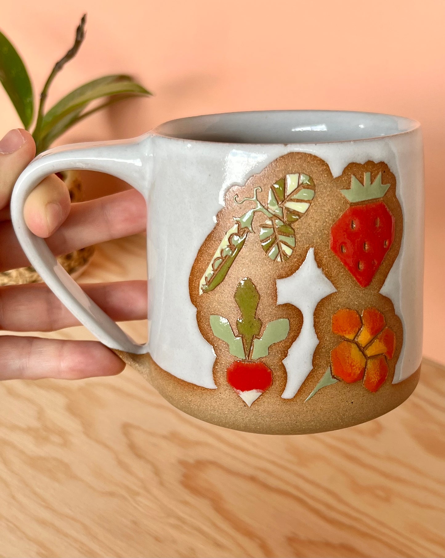 Tall Garden Quilt Mug -03-