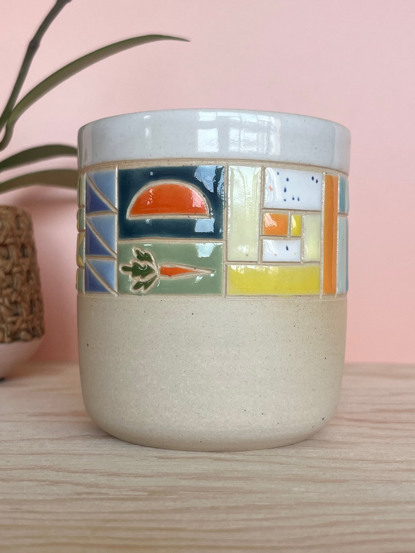 Rounded Quilted Tumbler -95-