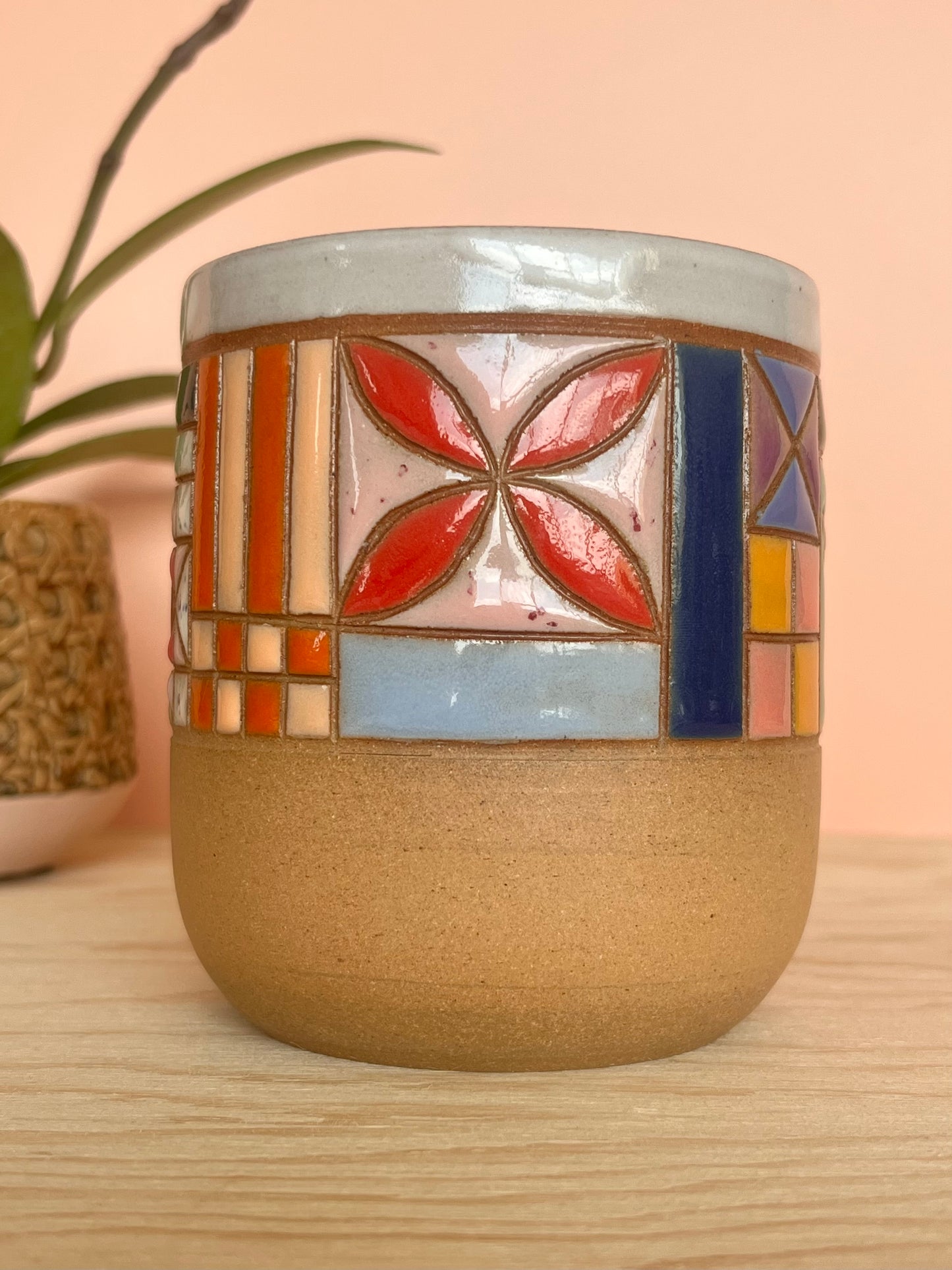 Rounded Quilted Tumbler -82-