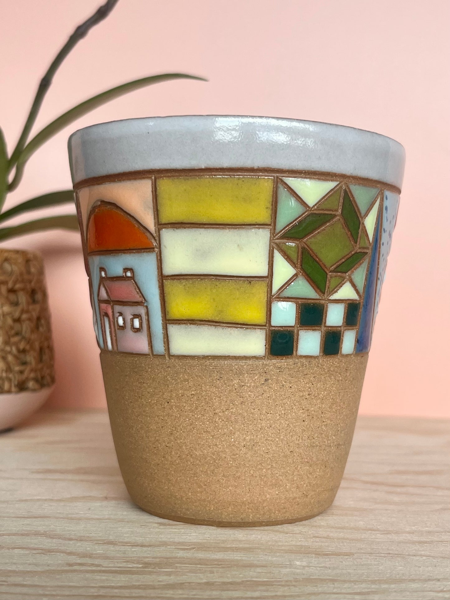 Angular Quilted Tumbler -62-