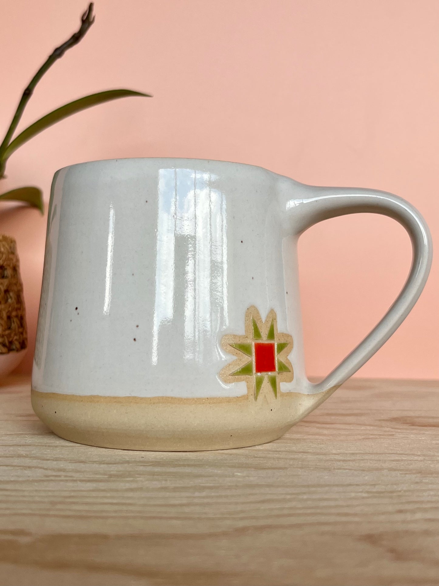 Tall Garden Quilt Mug -19-