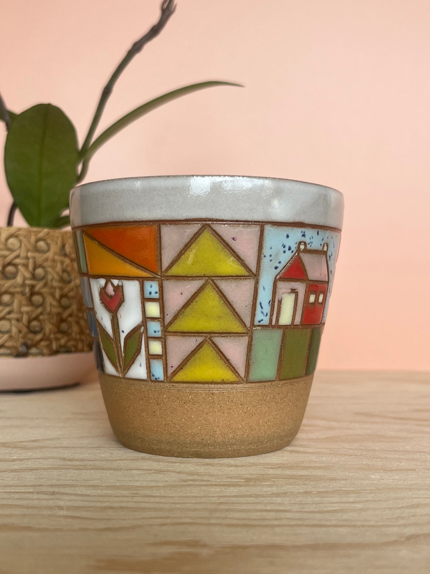 Angular Quilted Tumbler -68-