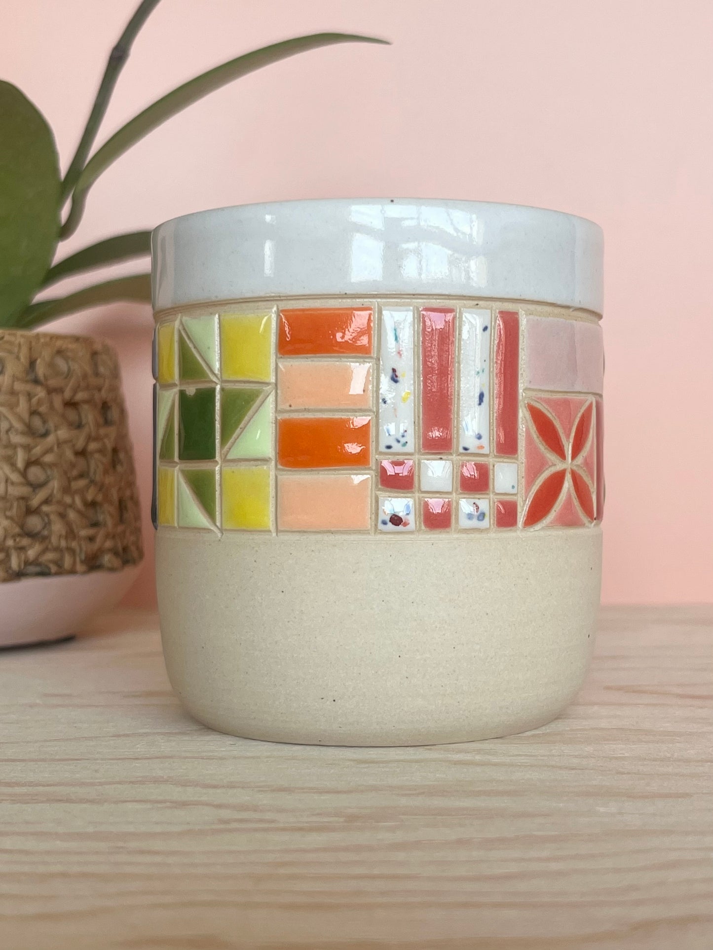 Rounded Quilted Tumbler -94-