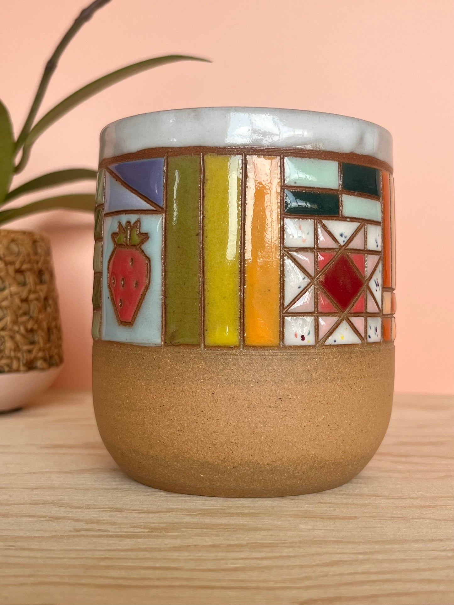 Rounded Quilted Tumbler -82-