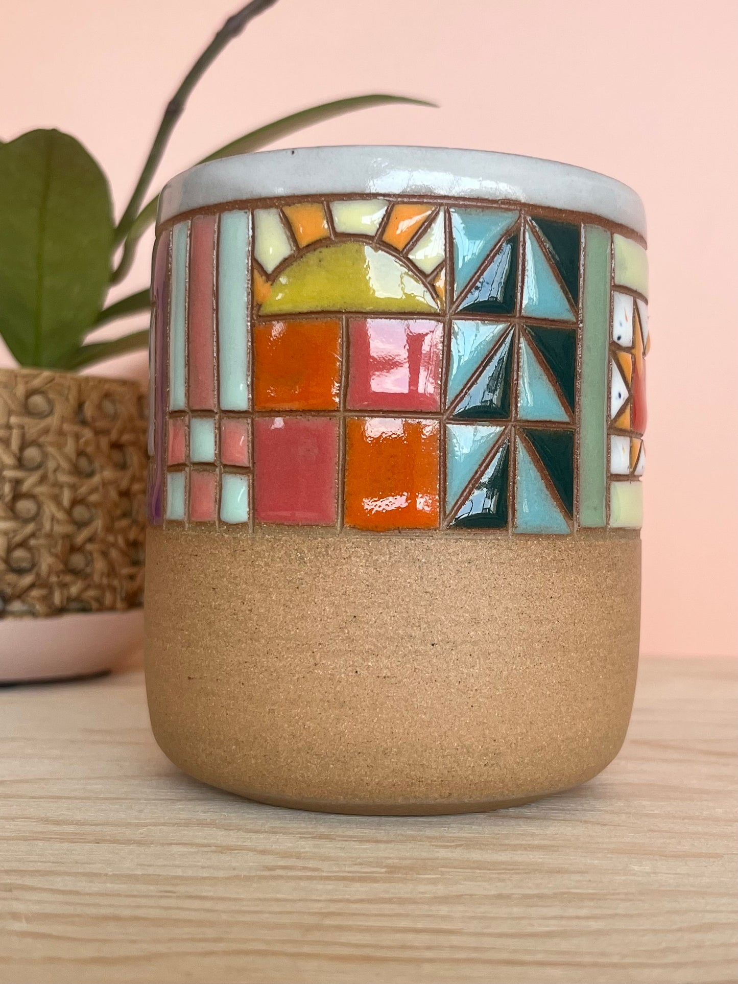 Rounded Quilted Tumbler -87-