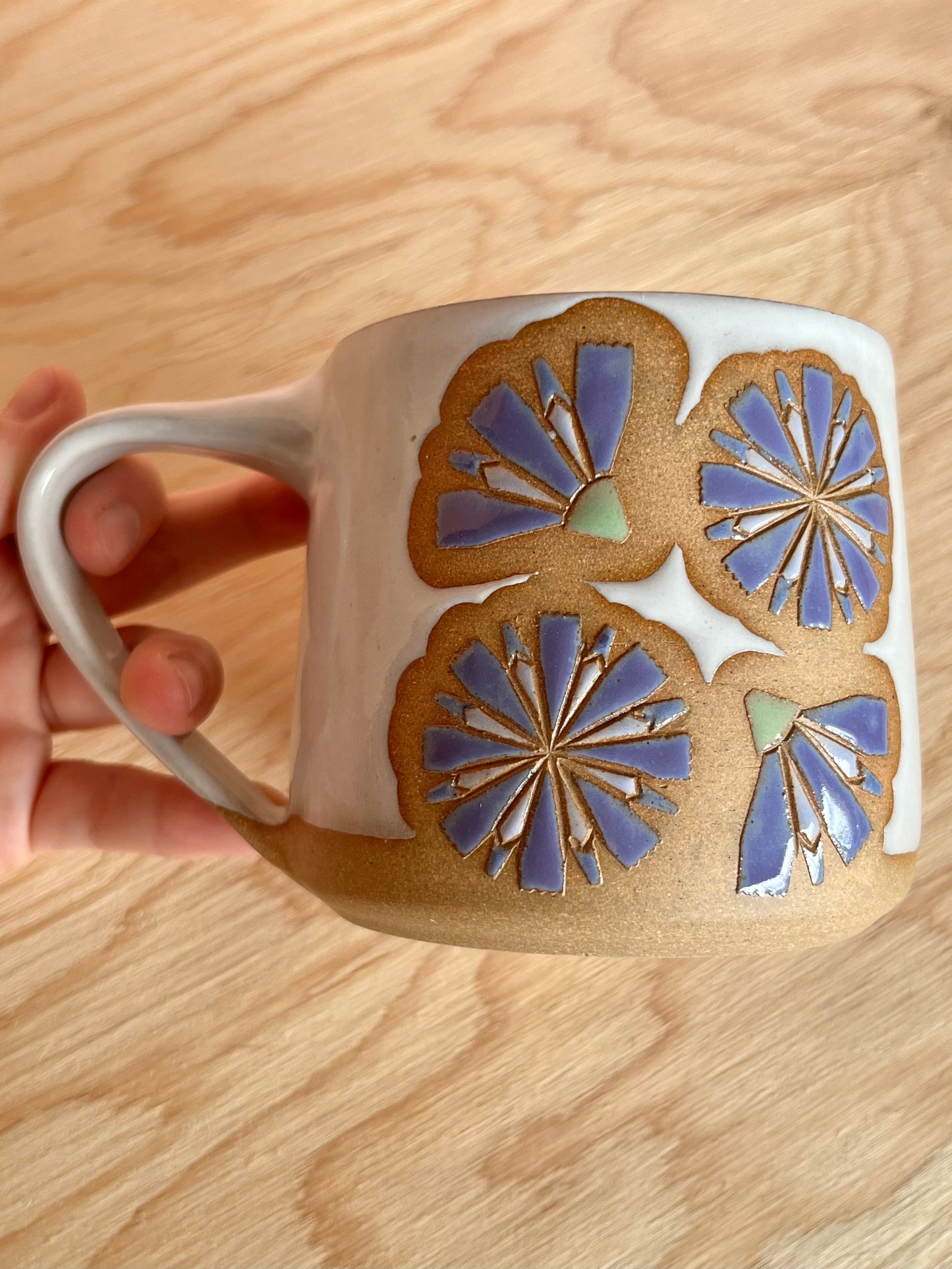 Tall Garden Quilt Mug -14-