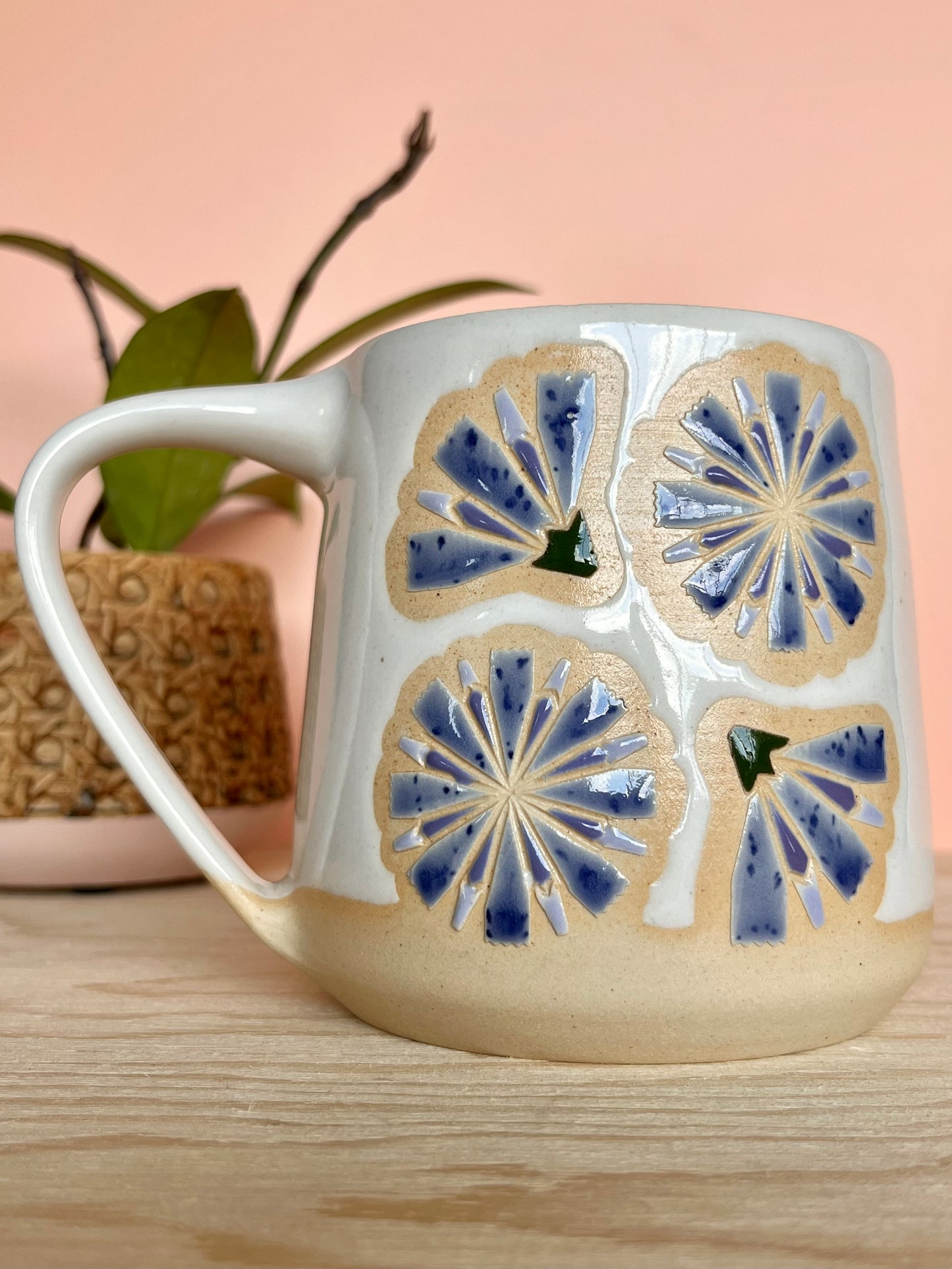 Extra Tall Garden Quilt Mug -27-