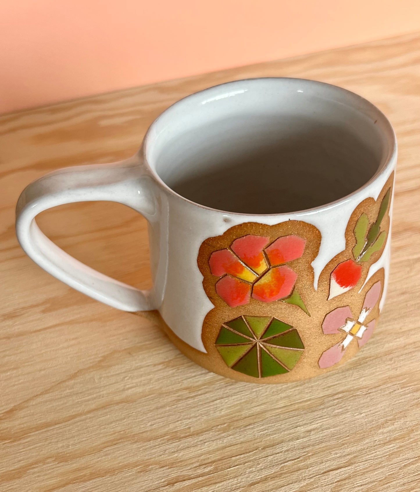 Tall Garden Quilt Mug -10-