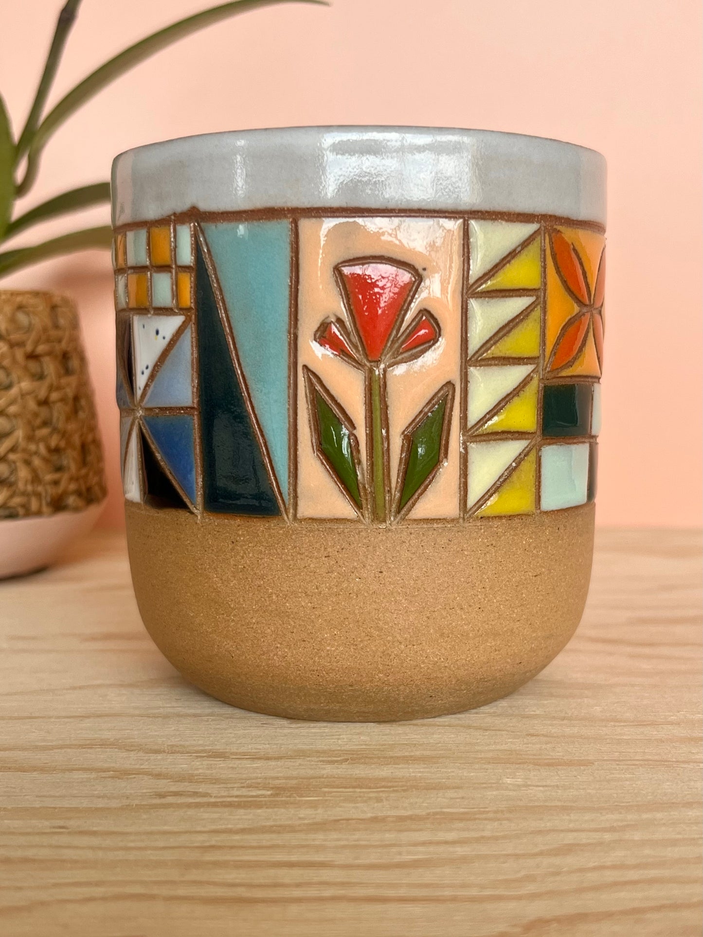 Rounded Quilted Tumbler -81-