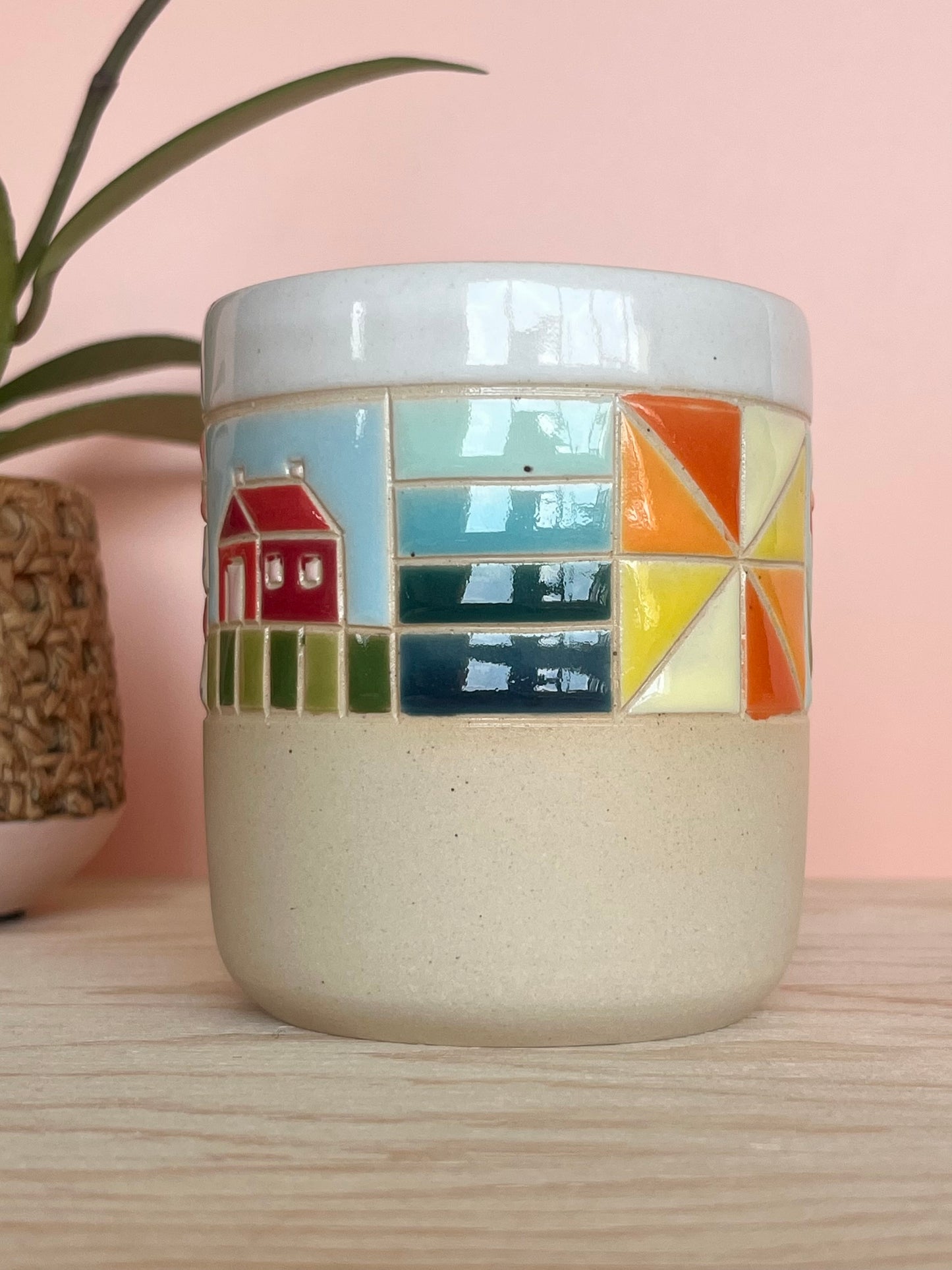 Rounded Quilted Tumbler -89-