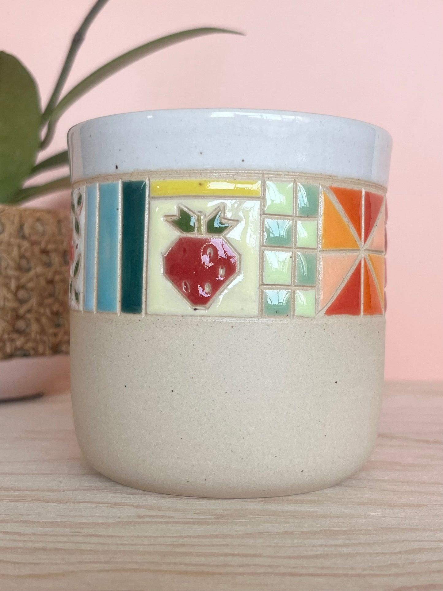 Rounded Quilted Tumbler -96-