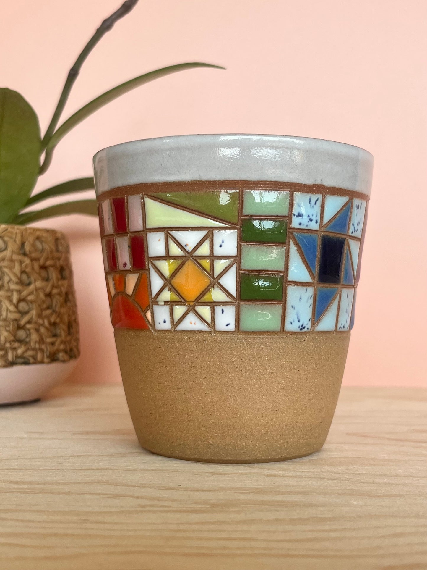 Angular Quilted Tumbler -58-