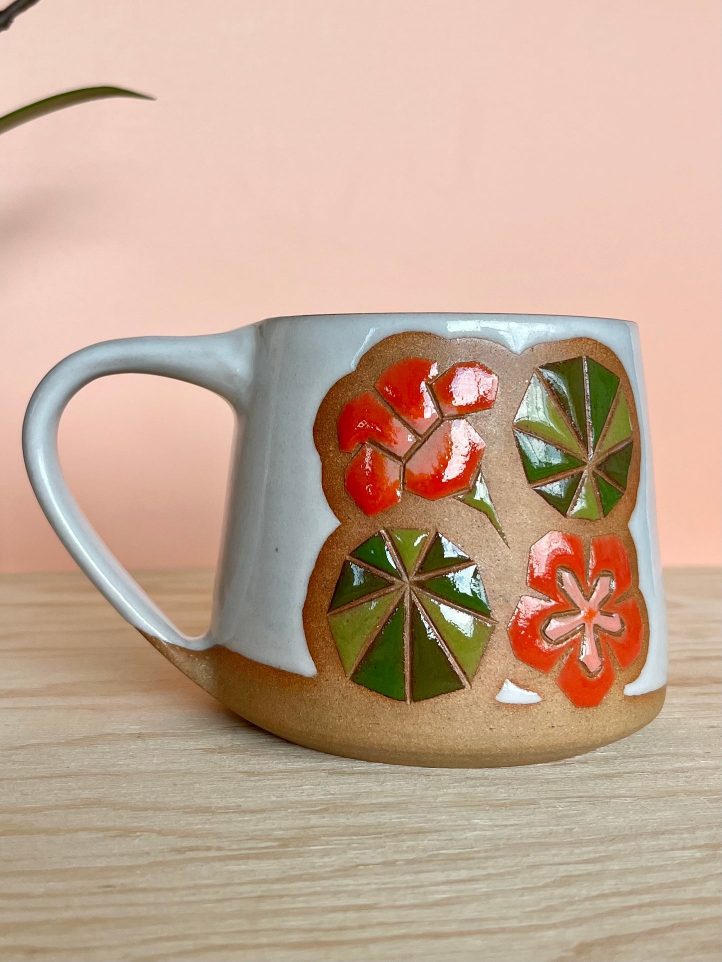 Tall Garden Quilt Mug -02-