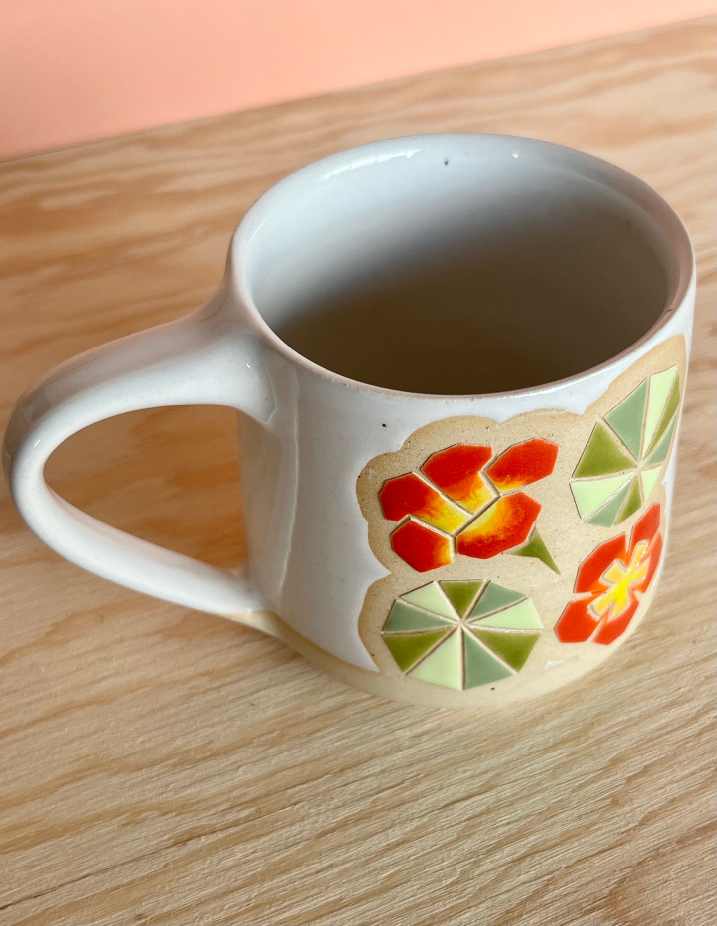 Tall Garden Quilt Mug -19-