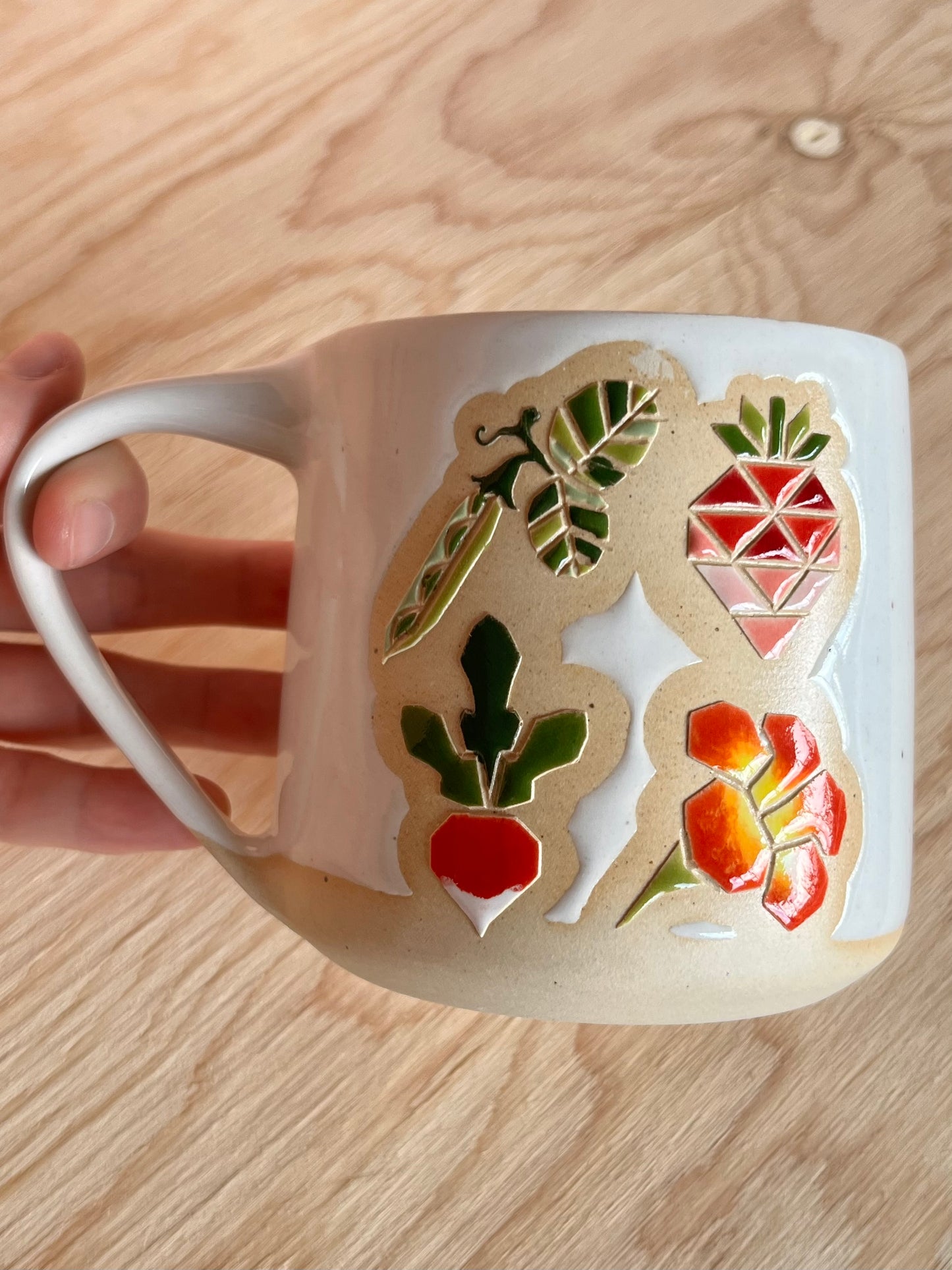 Tall Garden Quilt Mug -15-