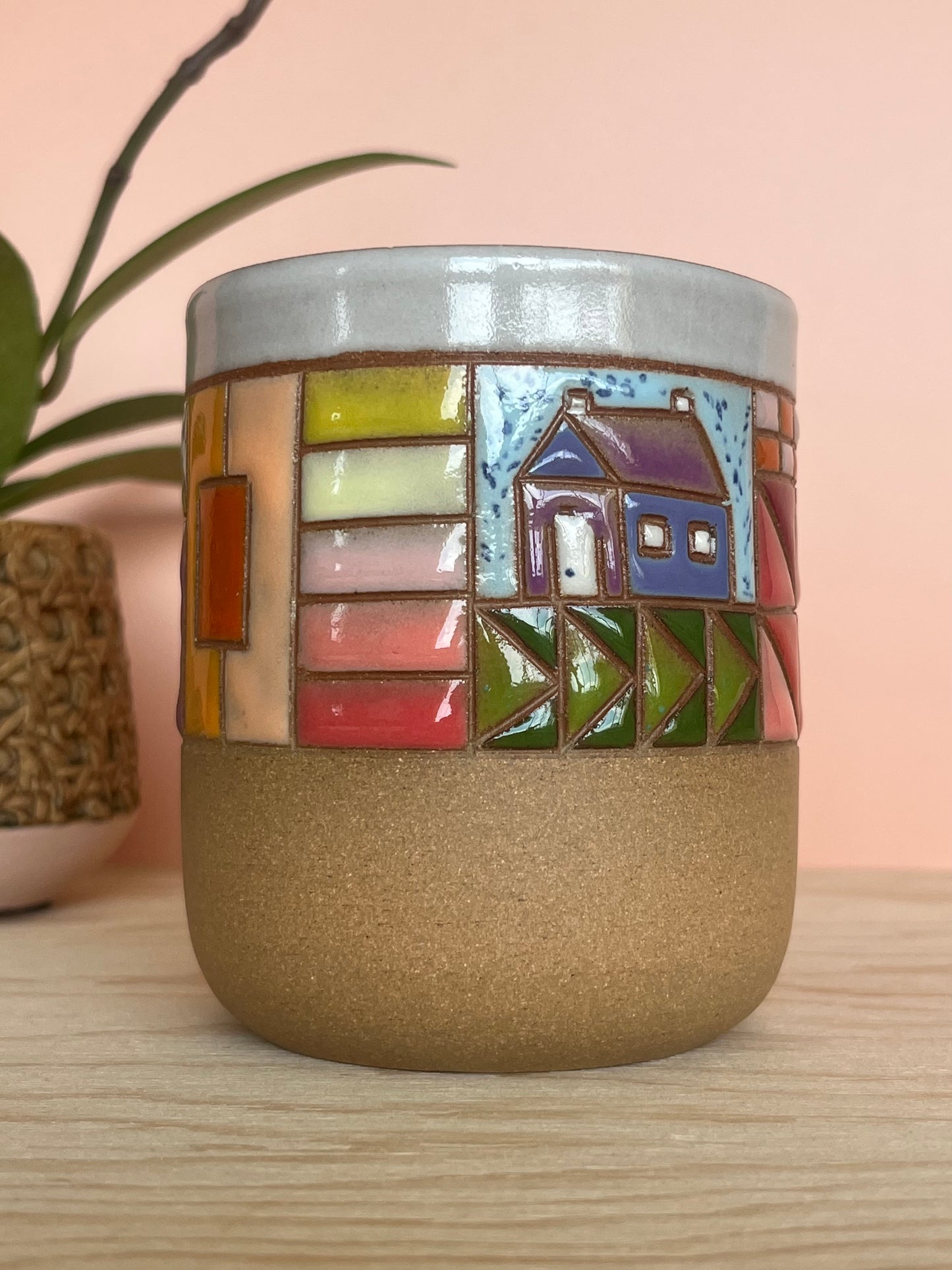 Rounded Quilted Tumbler -83-