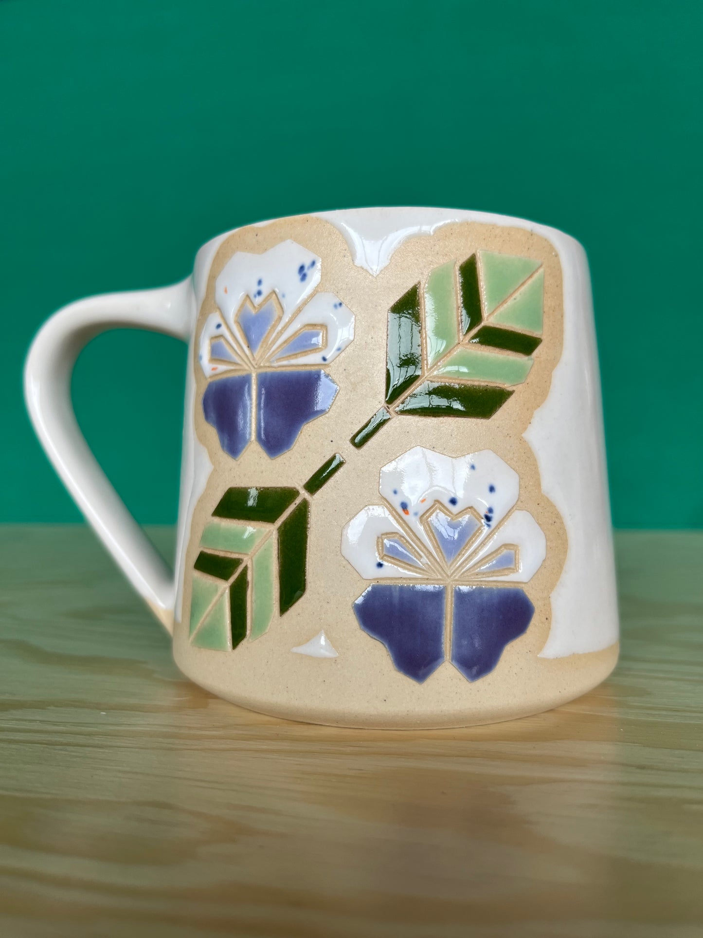Tall Quilt Mug