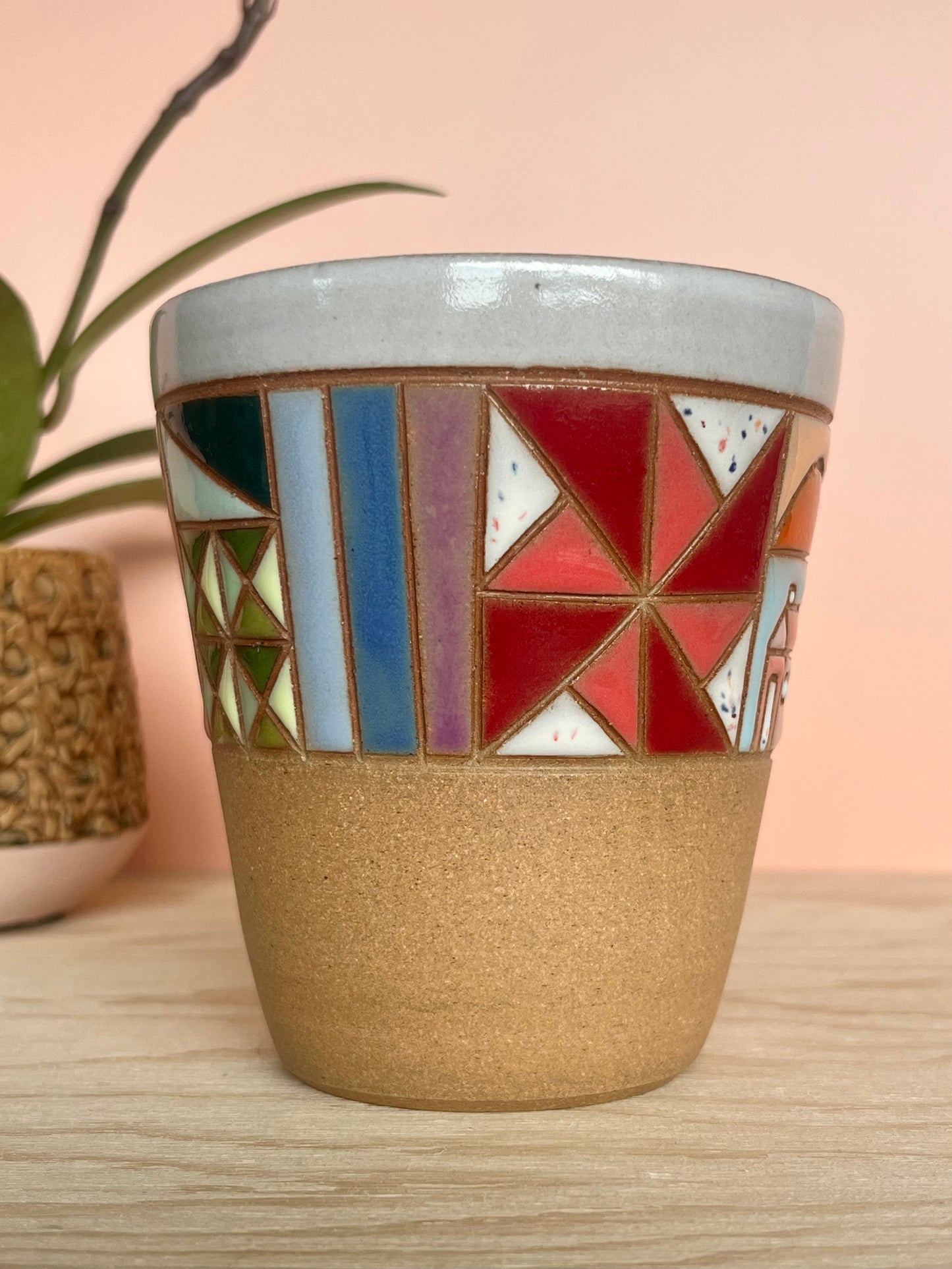 Angular Quilted Tumbler -62-