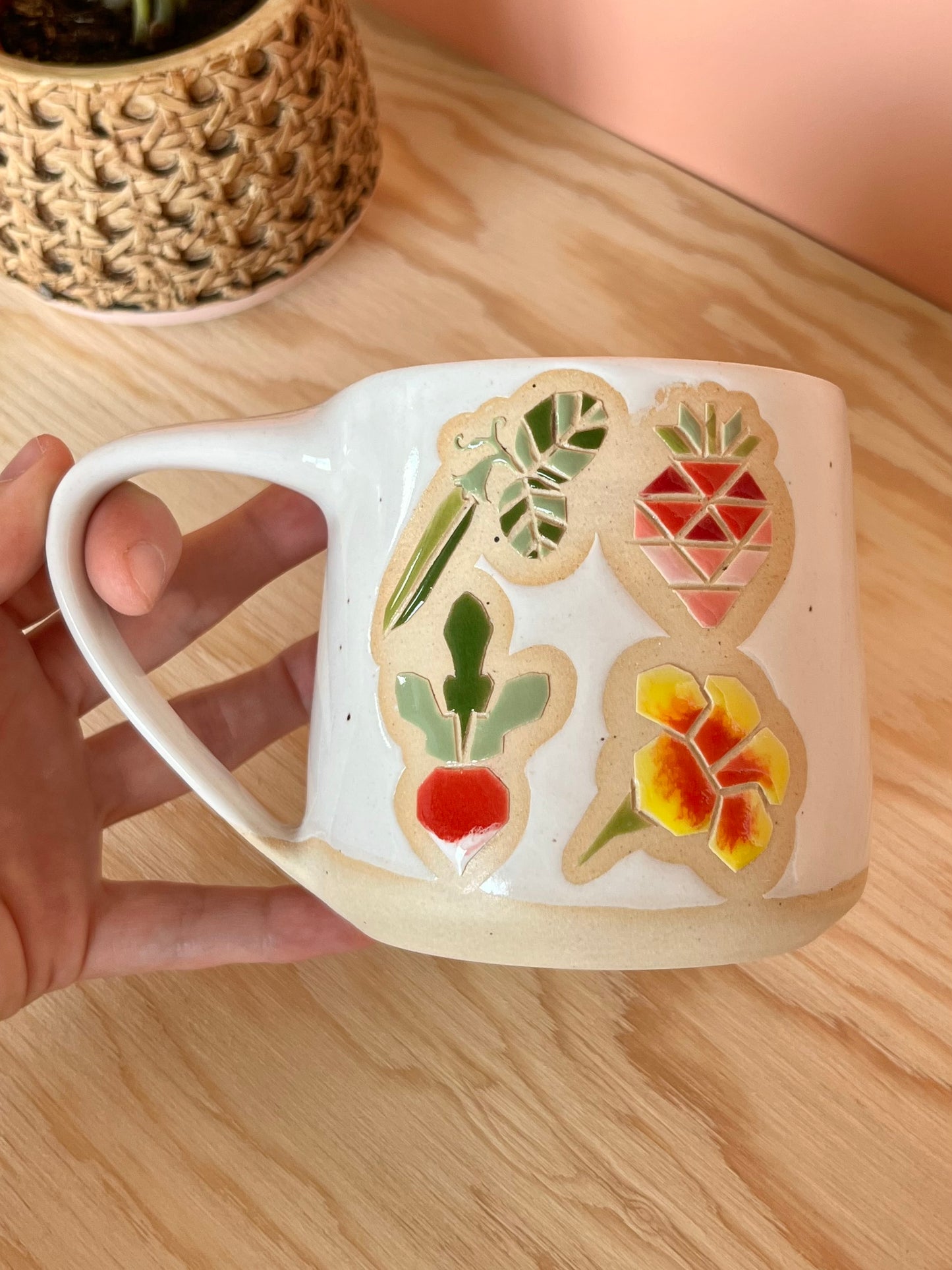 Tall Garden Quilt Mug -20-