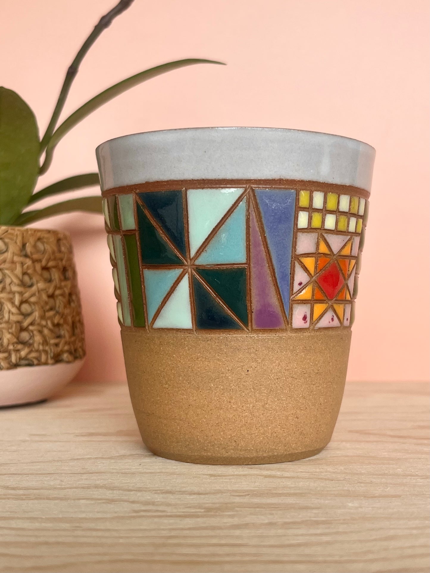 Angular Quilted Tumbler -66-