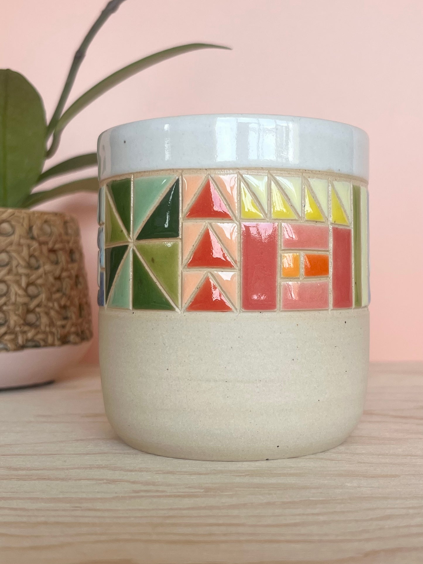 Rounded Quilted Tumbler -91-