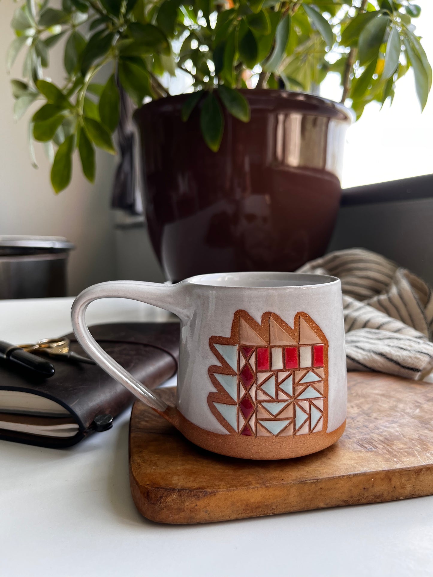 Shortie quilt mug