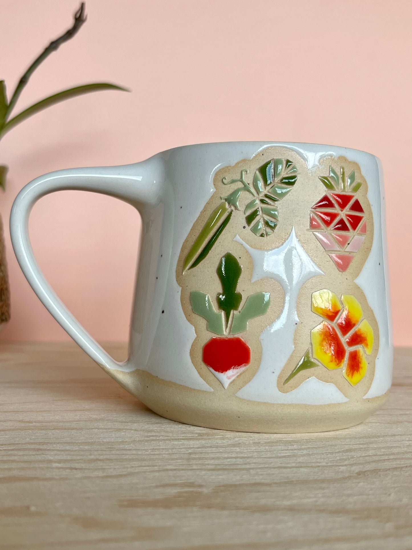 Tall Garden Quilt Mug -20-