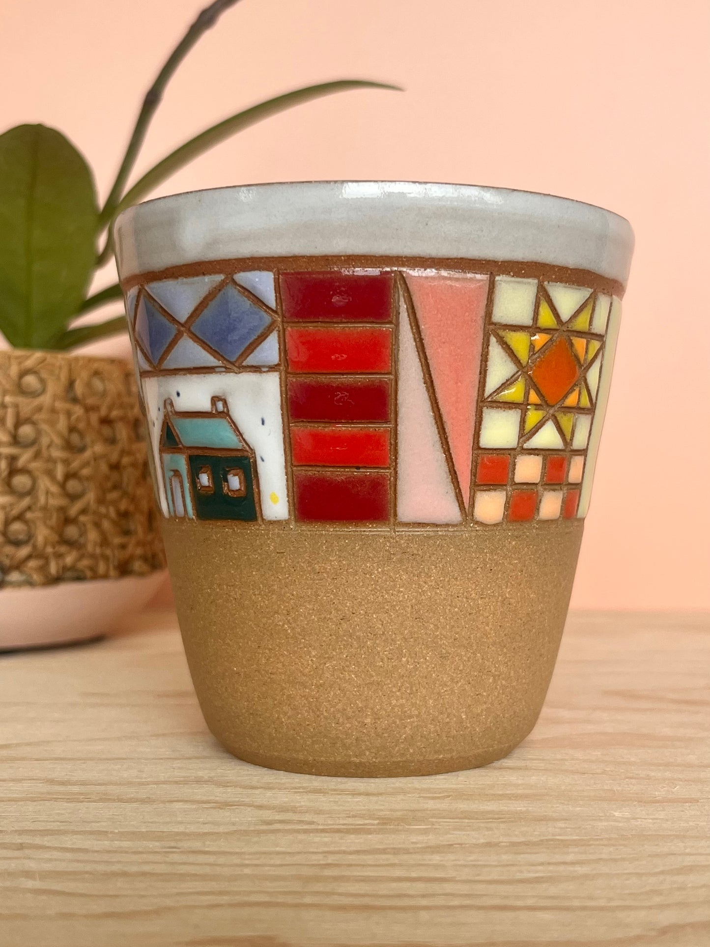 Angular Quilted Tumbler -65-