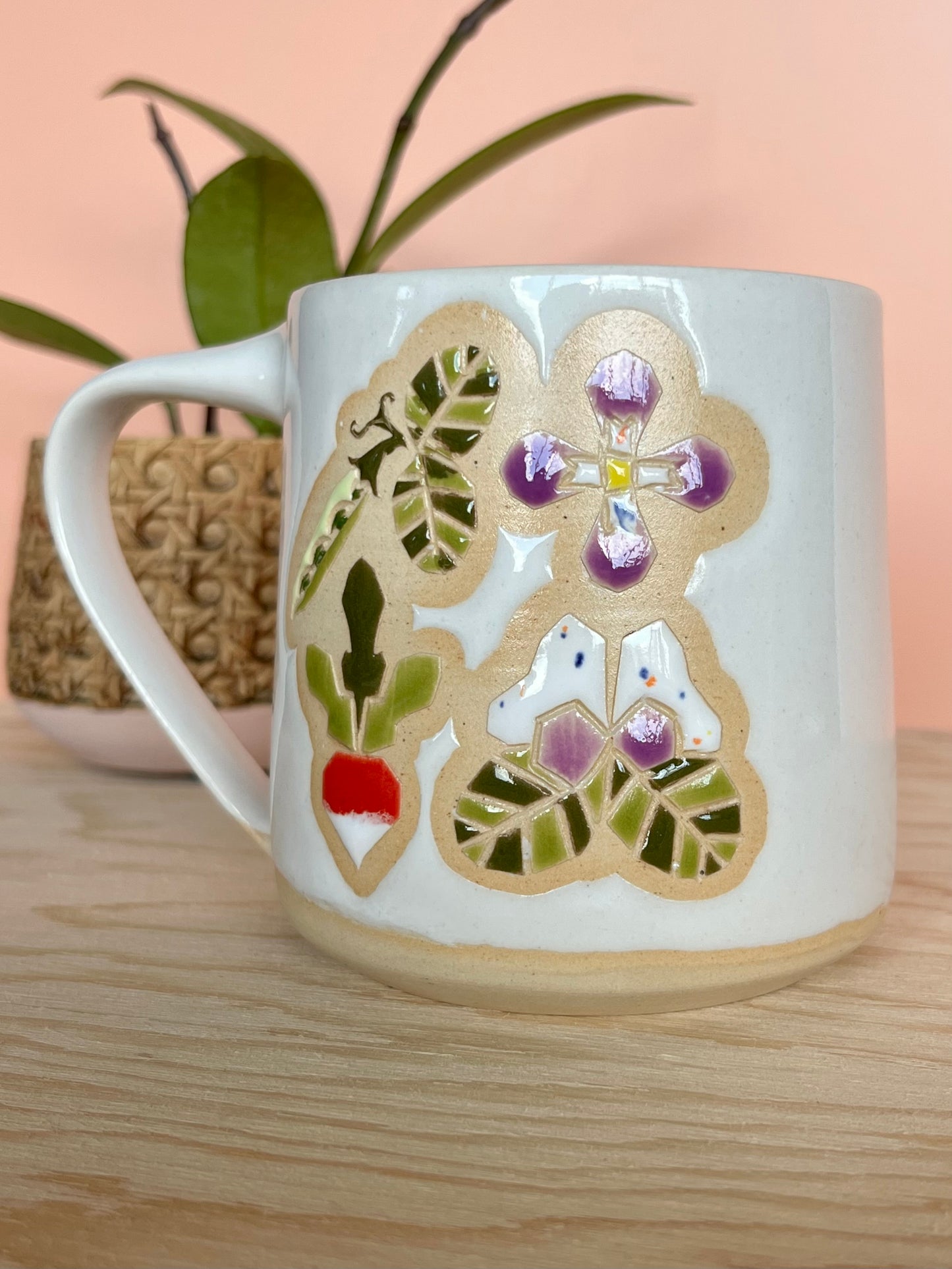 Extra Tall Garden Quilt Mug -26-