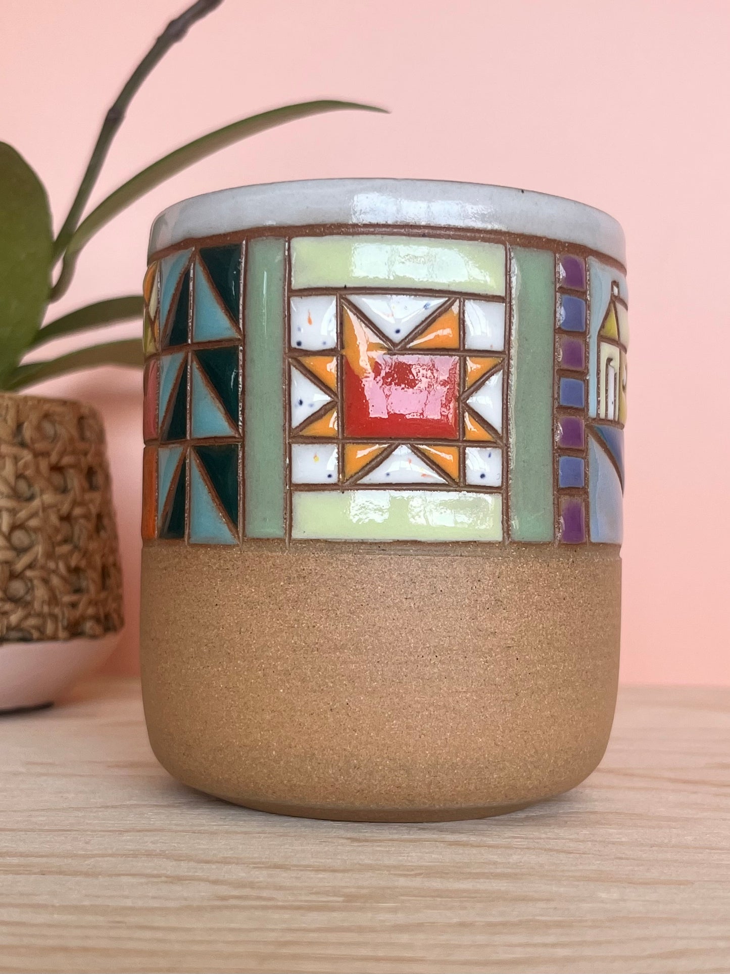 Rounded Quilted Tumbler -87-