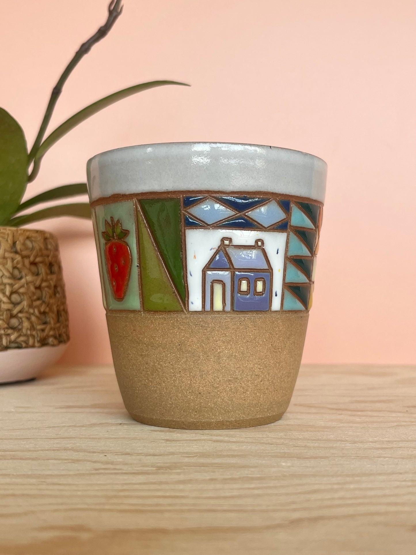 Angular Quilted Tumbler -60-