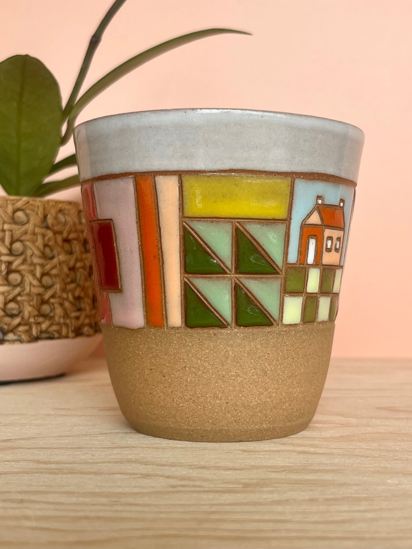 Angular Quilted Tumbler -67-