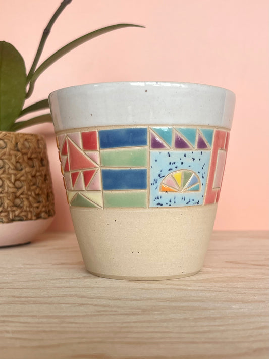 Angular Quilted Tumbler -70-