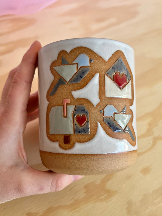 Quilt Thumbprint Tumbler